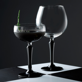 Speakeasy Cocktail Coupes Black Stem 8.25oz / 235ml