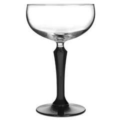 Speakeasy Cocktail Coupes Black Stem 8.25oz / 235ml