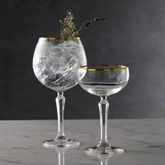 Speakeasy Gold Banded Gin Goblets 20.5oz / 580ml