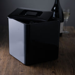 Square Ice Bucket Black 10ltr