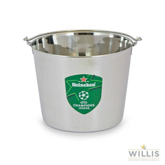 Stainless Steel 6 Bottle Bucket with Carry Handle
