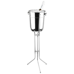 Stainless Steel Champagne Bucket with Folding Stand