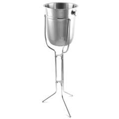 Stainless Steel Champagne Bucket with Folding Stand