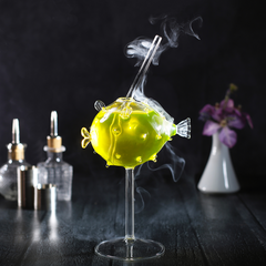 Stemmed Puffer Fish Cocktail Glass 10.2oz / 290ml