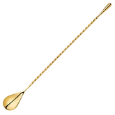 Urban Bar Gold Plated Teardrop Bar Spoon 300mm