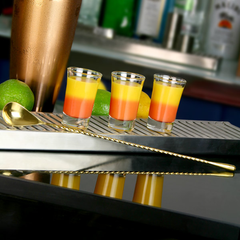 Urban Bar Gold Plated Teardrop Bar Spoon 300mm