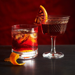 Urban Bar Retro Fizz 1910 Gold Cocktail Glasses 7oz / 200ml