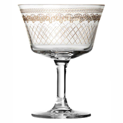 Urban Bar Retro Fizz 1910 Gold Cocktail Glasses 7oz / 200ml