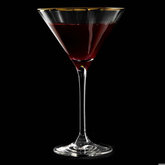 Urban Bar Verdot Gold Rim Martini Glasses 7.4oz / 210ml