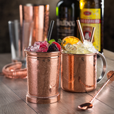 Utopia Chased Copper Julep Cup 12.75oz / 360ml