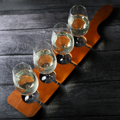 Wooden Cocktail Taster Paddle