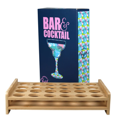 Wooden Shot Glass Holder 24 Shot