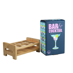 Wooden Shot Glass Holder 6 Shot