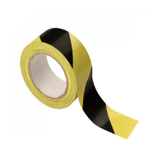 Yellow/Black Stripe Adhesive Floor Tape