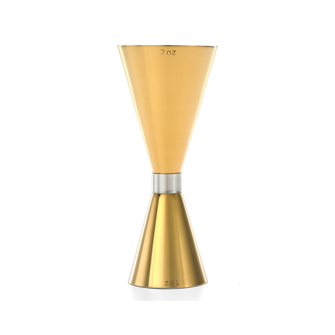 Barfly Slim Style Gold Drink Jigger 1oz & 2oz