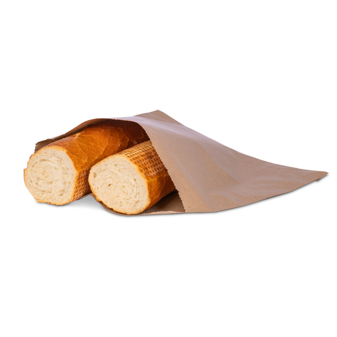 Recycled Kraft Flat Bag 7 x 7inch
