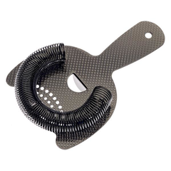 Barfly Diamond Lattice Heavy-Duty Spring Bar Strainer Black