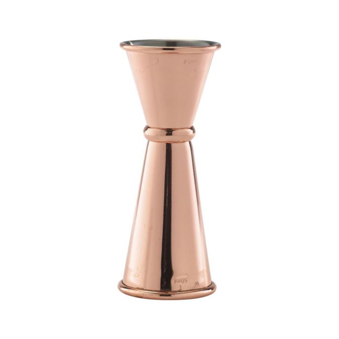 Genware Jigger 25ml & 50ml with 15ml & 35ml Lines