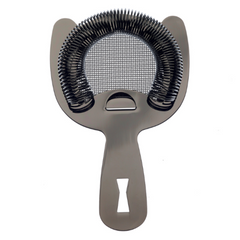 Barfly Fine Mesh Spring Bar Strainer Black