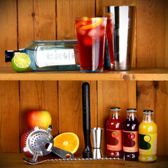 Boston Cocktail Shaker Set with Jigger Measure