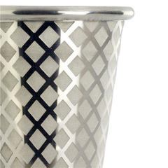 Diamond Lattice Japanese Jigger Stainless Steel 1 x 2oz