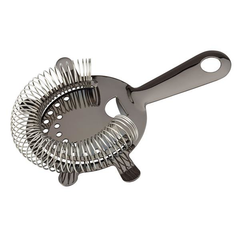Gunmetal Cocktail Strainer 4 Prong