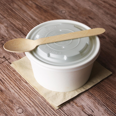 Compostable Soup Container and Lids 12oz / 340ml