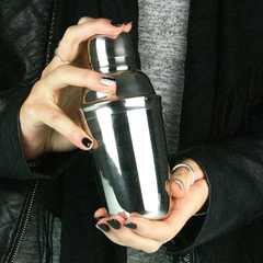 Stainless Steel Mini Cocktail Shaker 10oz