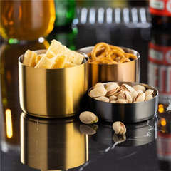 Brushed Copper Steel Double Walled Mixing Jar 580ml