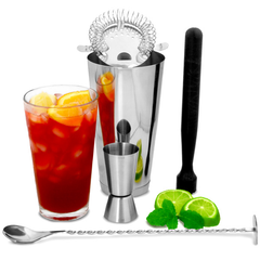 Boston Cocktail Shaker Set with Jigger Measure