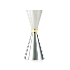 Barfly Slim Style Banded Cocktail Measuring Jigger 1oz & 2oz