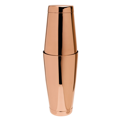 Copper Weighted Tin on Tin Cocktail Shaker