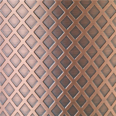 Barfly Diamond Lattice Shaker/Tin Set Antique Copper 28 & 18oz / 795.5 & 511.5ml