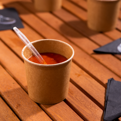 Kraft PLA Soup Container 12oz / 340ml