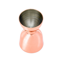 Barfly Heavy-Duty Copper Straight Rim Bell Jigger 1oz & 2oz