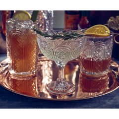 Astor Vintage Champagne Coupe Glasses 8oz / 230ml