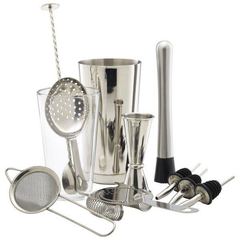Genware 11 Piece Cocktail Bar Kit