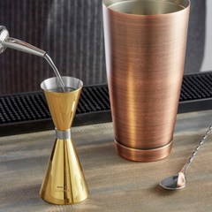 Barfly Slim Style Gold Drink Jigger 1oz & 2oz