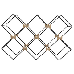 BarCraft 8-Bottle Metal Wine Rack