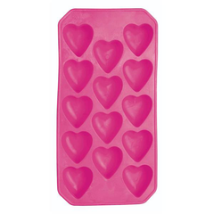 BarCraft Flexible Heart Shape Ice Cube Tray