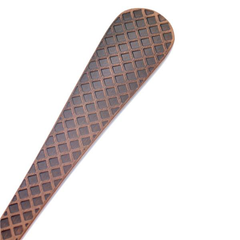 Barfly Diamond Lattice Japanese Style Bar Spoon Antique Copper 13.18inch / 33.5cm