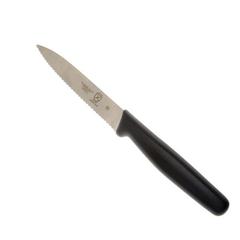 Barfly Utility Knife Pointed Tip, Wavy Edge 4inch / 10cm