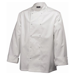 Basic Stud Jacket Long Sleeve White