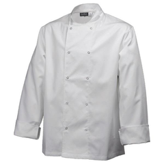 Basic Stud Jacket Long Sleeve White