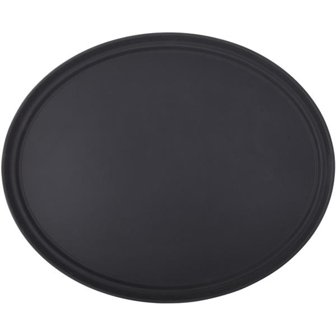 Black Non Slip Tray Oval 27 x 22inch / 68.5 x 56.5cm