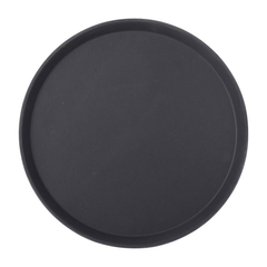 Black Non Slip Tray Round 14inch / 35.5cm