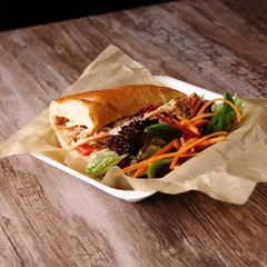 Biodegradable Sugarcane Chip Tray 7 x 5inch