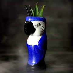 Ceramic Parrot Mug Blue 19.4oz / 550ml