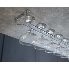 Chrome Plated Glass Rack 24inch