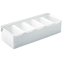 Condiment Holder 5 Inserts 14.5inch / 37cm